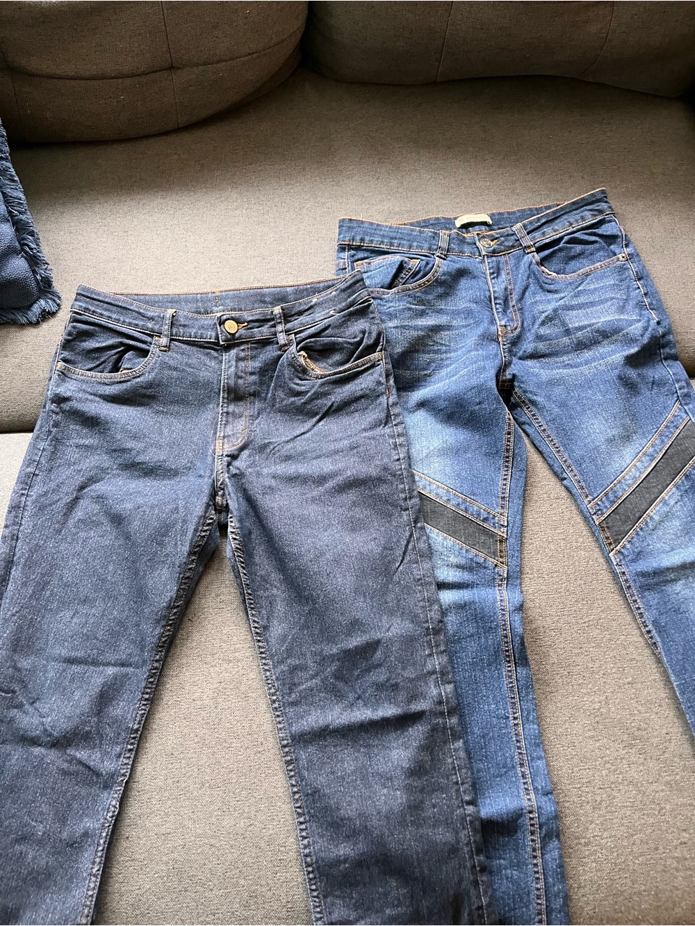 2 Pairs Bundle Boys Jeans Size 14 Regular & Skinny Fit Buzzcut Denim